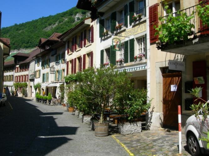 Hotel Zum Alten Schweizer 트완 외부 사진